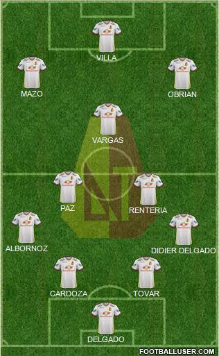 CC Deportes Tolima Formation 2017