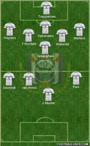 RSC Anderlecht Formation 2017