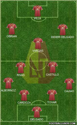 CC Deportes Tolima Formation 2017