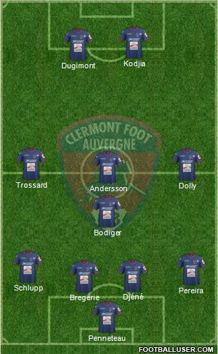 Clermont Foot Auvergne 63 Formation 2017