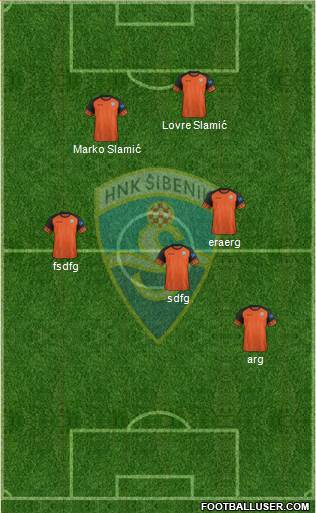 HNK Sibenik Formation 2017