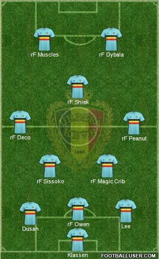 Belgium Formation 2017