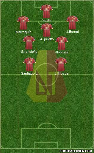 CC Deportes Tolima Formation 2017