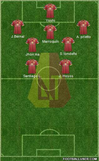 CC Deportes Tolima Formation 2017