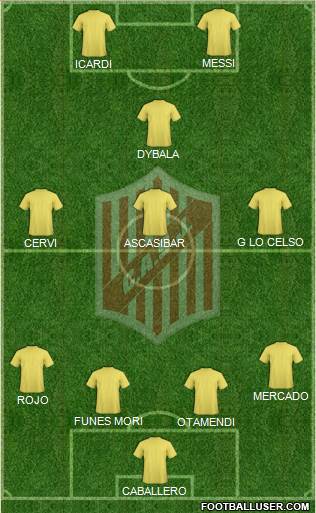 9 de Julio Formation 2017