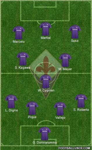 Fiorentina Formation 2017