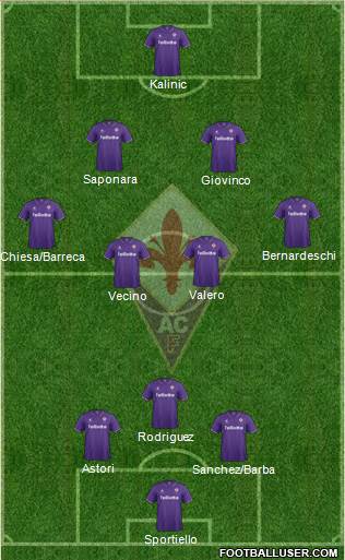 Fiorentina Formation 2017