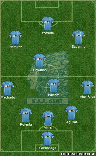 KAA Gent Formation 2017