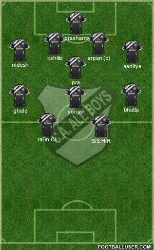 All Boys Formation 2017