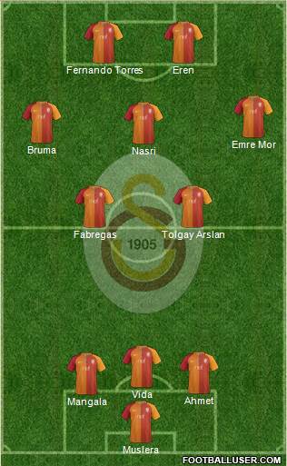 Galatasaray SK Formation 2017