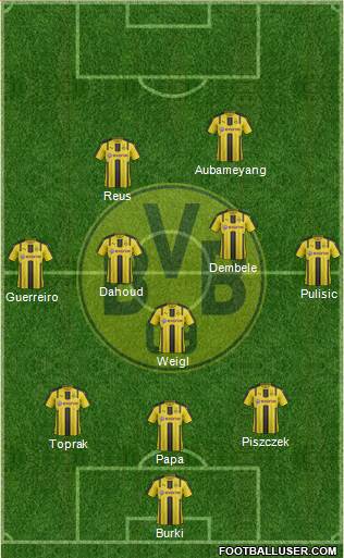 Borussia Dortmund Formation 2017