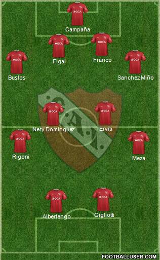 Independiente Formation 2017