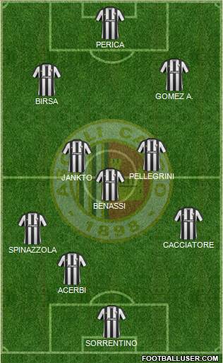 Ascoli football formation