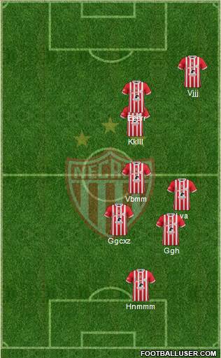 Club Deportivo Necaxa Formation 2017
