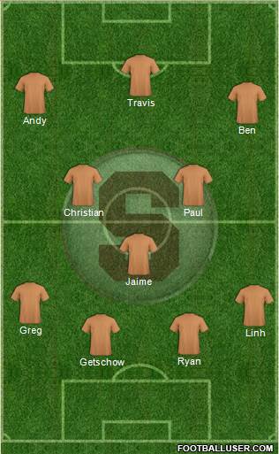 CD Saprissa football formation