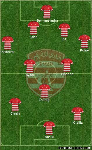 Club Africain Tunis Formation 2017
