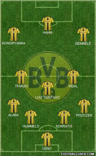 Borussia Dortmund Formation 2017