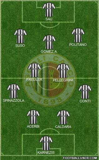 Ascoli football formation