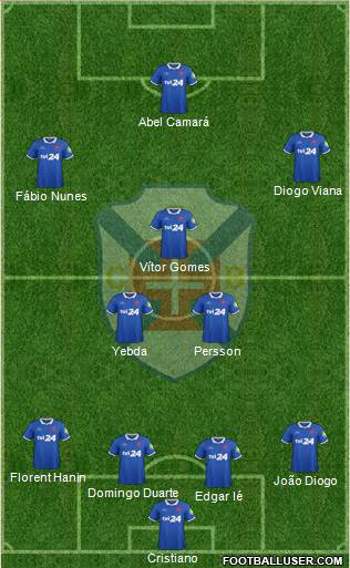 C.F. Os Belenenses - SAD 4-4-1-1 football formation