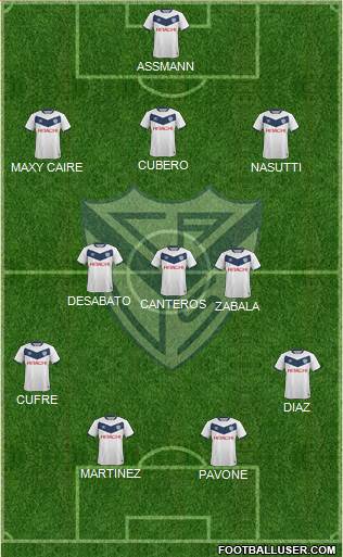 Vélez Sarsfield Formation 2017