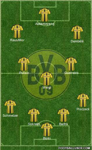 Borussia Dortmund Formation 2017