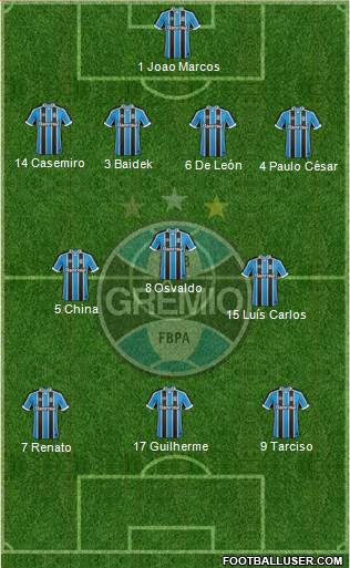Grêmio FBPA Formation 2017