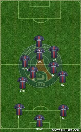 Paris Saint-Germain Formation 2017