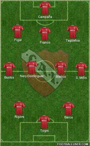 Independiente Formation 2017