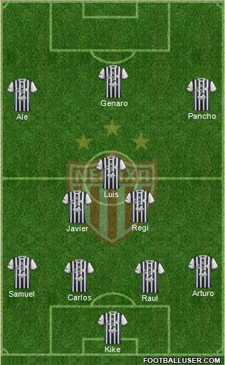 Club Deportivo Necaxa Formation 2017