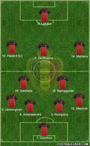 Belgium Formation 2017