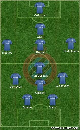 Club Brugge KV Formation 2017