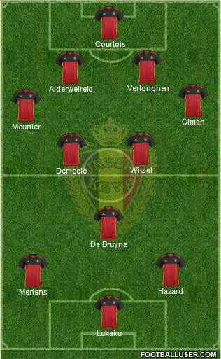 Belgium Formation 2017