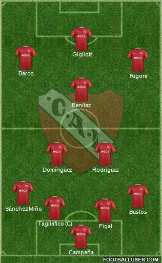 Independiente Formation 2017