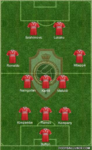 R Antwerp FC Formation 2017