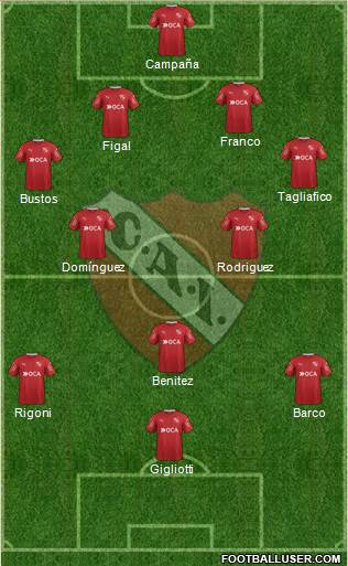 Independiente Formation 2017