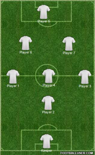 KF Ulpiana football formation