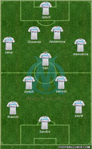 Olympique de Marseille Formation 2017