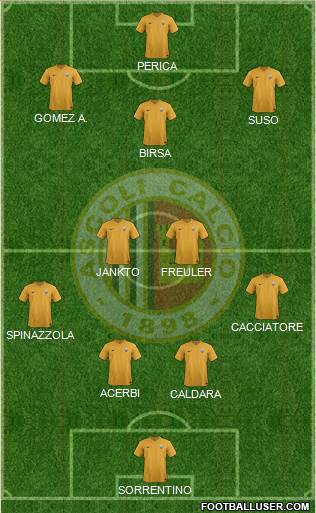 Ascoli football formation