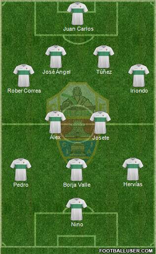 Elche C.F., S.A.D. Formation 2017