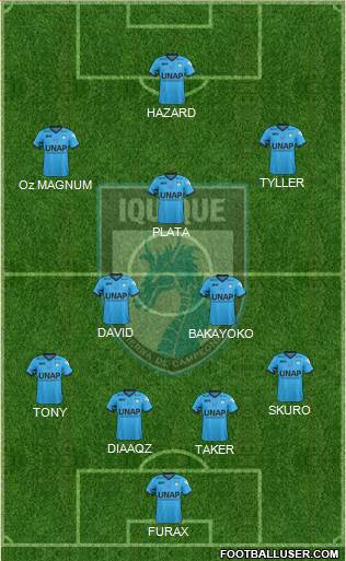 CD Municipal Iquique S.A.D.P. football formation