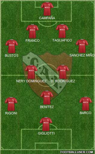 Independiente Formation 2017