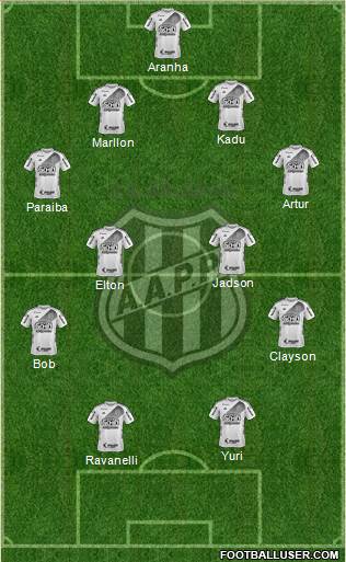 AA Ponte Preta Formation 2017