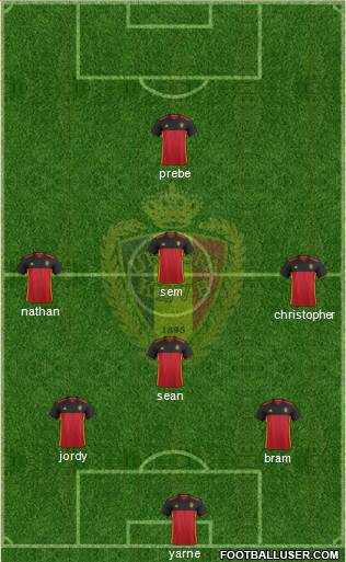 Belgium Formation 2017
