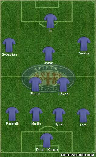 Vålerenga Fotball Formation 2017