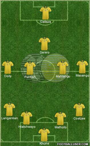 South Africa football formation