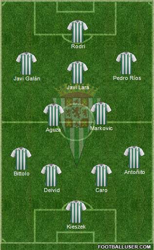 Córdoba C.F., S.A.D. Formation 2017
