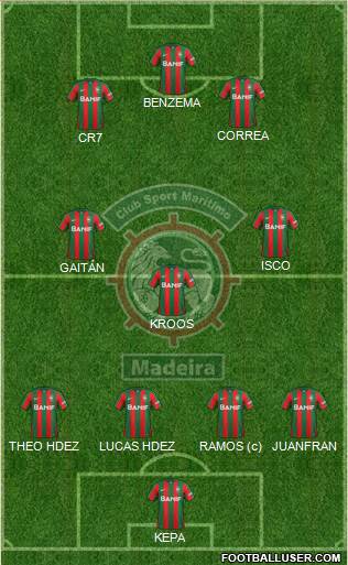 Clube Sport Marítimo - SAD Formation 2017