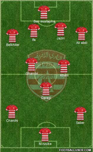 Club Africain Tunis Formation 2017