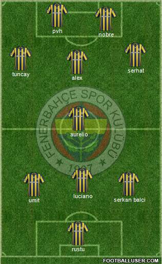 Fenerbahçe SK Formation 2017