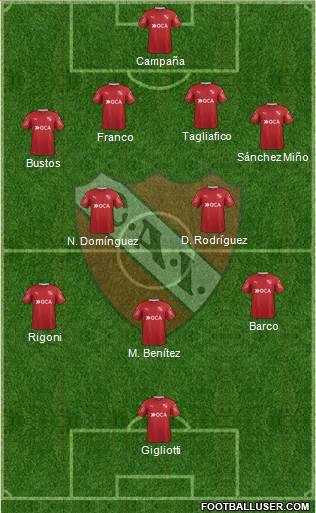Independiente Formation 2017